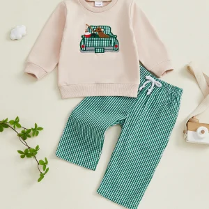 Infant Boys Cute  Animal Winter Outfit